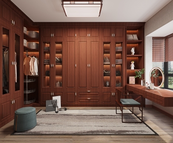 New Chinese Style Clothes Storage Area-ID:240680934