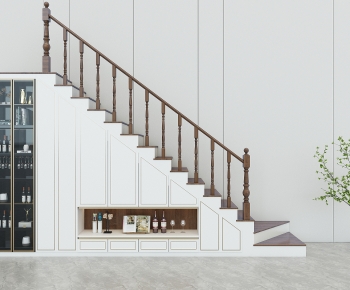 Simple European Style Staircase-ID:951766014