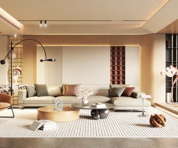Modern A Living Room-ID:262229921