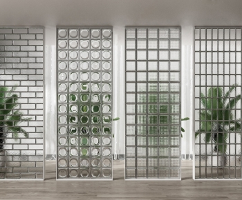 Modern Glass Screen Partition-ID:350945956