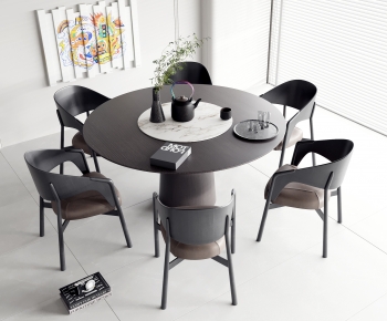 Modern Dining Table And Chairs-ID:373771229