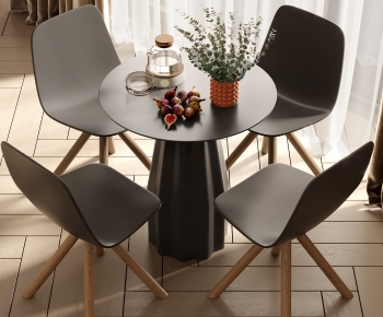 Modern Dining Table And Chairs-ID:517089454