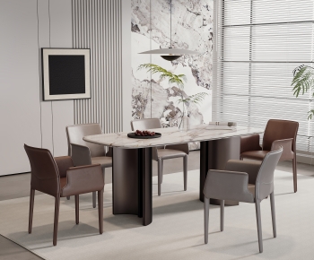 Modern Dining Table And Chairs-ID:745151021