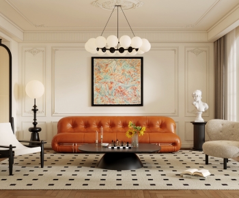 French Style A Living Room-ID:788885128