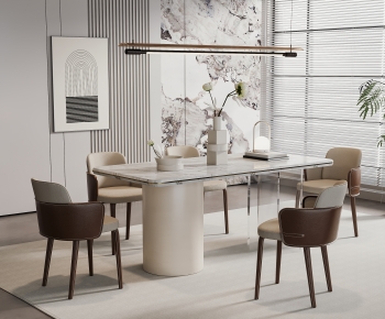Modern Dining Table And Chairs-ID:524512055