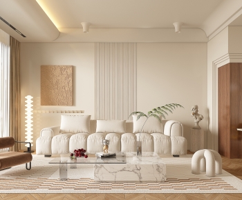 Wabi-sabi Style A Living Room-ID:597739237