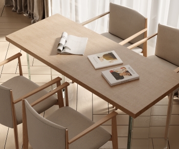 Modern Dining Table And Chairs-ID:940351961