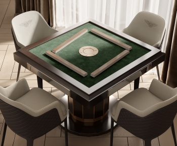 Modern Mahjong Tables And Chairs-ID:221748117