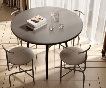 Modern Dining Table And Chairs-ID:613567112