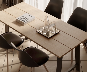 Modern Dining Table And Chairs-ID:905670881