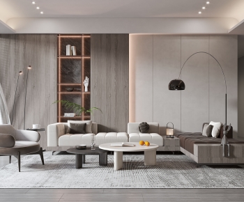 Modern A Living Room-ID:711369992