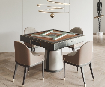 Modern Mahjong Tables And Chairs-ID:319267996