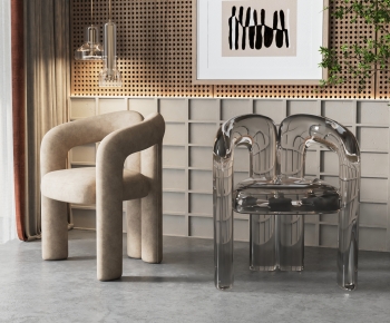 Modern Wabi-sabi Style Lounge Chair-ID:908253917