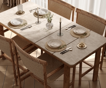 Modern Dining Table And Chairs-ID:911570077