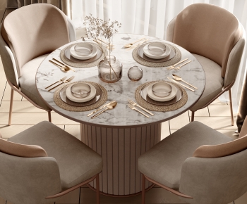 Modern Dining Table And Chairs-ID:785994057