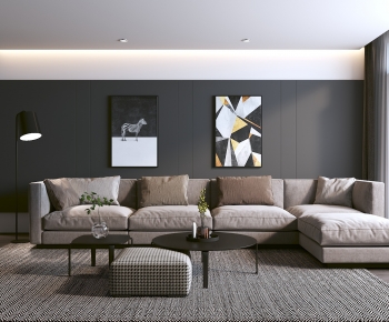 Modern A Living Room-ID:556859027