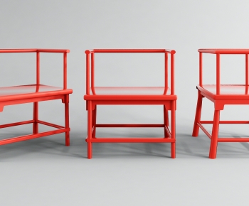 New Chinese Style Single Chair-ID:737518076