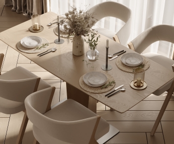 Modern Dining Table And Chairs-ID:197299965