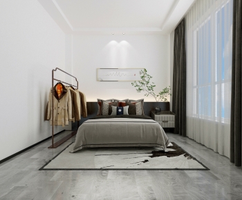 New Chinese Style Bedroom-ID:373333931