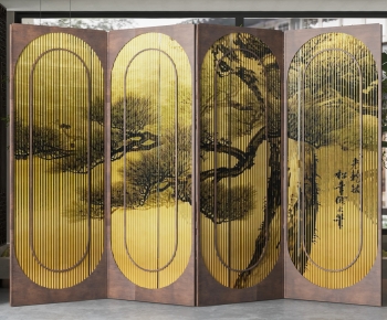 New Chinese Style Wooden Screen Partition-ID:759094008