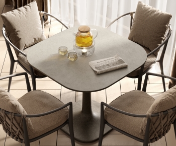 Modern Dining Table And Chairs-ID:635581026