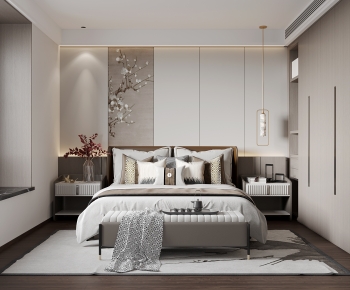 New Chinese Style Bedroom-ID:261516095