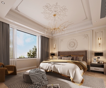 French Style Bedroom-ID:683492905