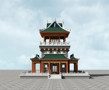 Chinese Style Tower-ID:587038045