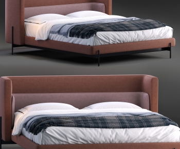 Modern Double Bed-ID:770543103