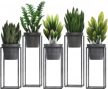 Modern Potted Green Plant-ID:709055907