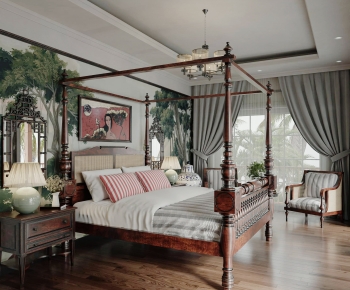Southeast Asian Style Bedroom-ID:813324939
