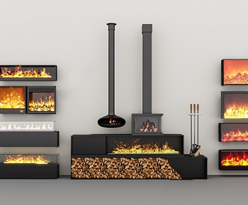 Modern Fireplace-ID:318417078
