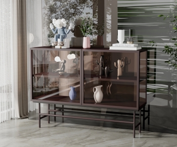 Modern Decorative Cabinet-ID:521400934