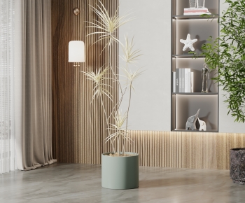 Modern Ground Green Plant Potted Plants-ID:112879993