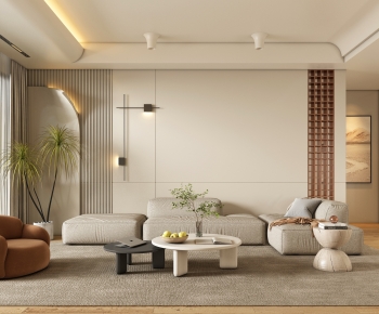 Wabi-sabi Style A Living Room-ID:338196997