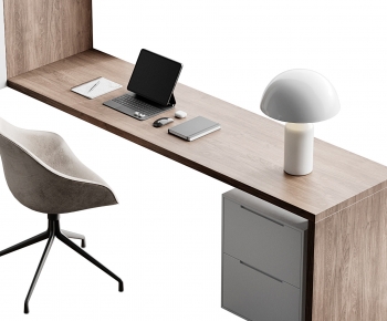 Modern Computer Desk And Chair-ID:939933067