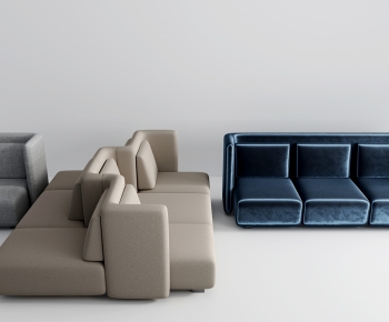 Modern Three-seat Sofa-ID:882606986