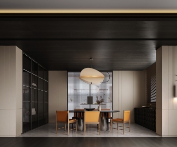 New Chinese Style Dining Room-ID:678401957