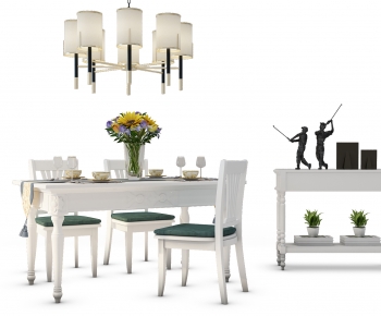European Style Dining Table And Chairs-ID:238353979