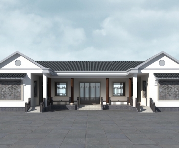 Chinese Style Villa Appearance-ID:591772087