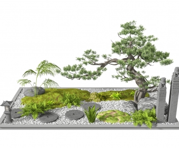 New Chinese Style Plant Landscaping-ID:446712025