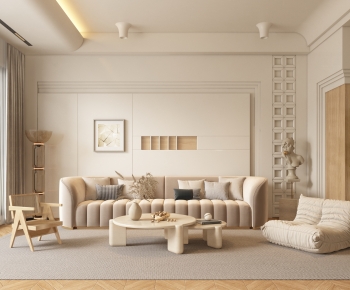 Wabi-sabi Style A Living Room-ID:493623027