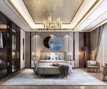 New Chinese Style Bedroom-ID:537148007