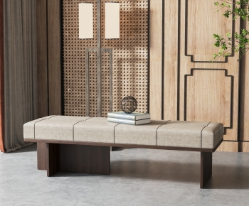 New Chinese Style Sofa Stool-ID:222888951