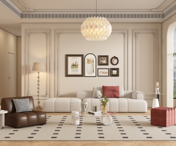 French Style A Living Room-ID:430332905