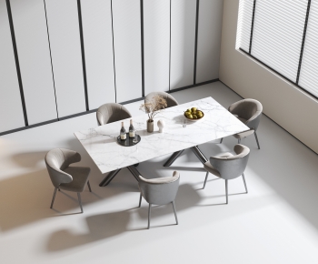 Modern Dining Table And Chairs-ID:189034942