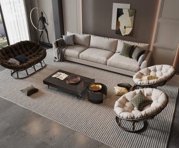 Modern A Living Room-ID:826519015