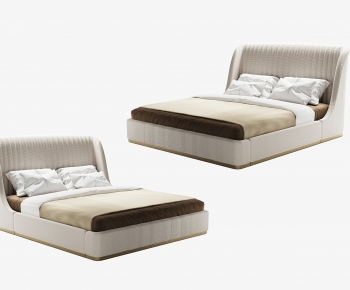 Modern Double Bed-ID:295865062