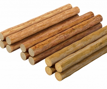 现代木材柱子-ID:370007044