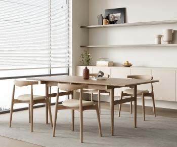 Modern Dining Table And Chairs-ID:310039555
